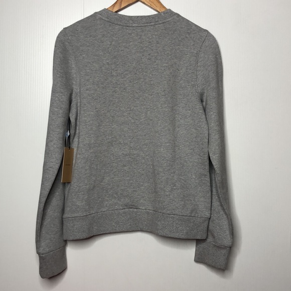 Halogen Gray Just Love Graphic Sweatshirt Medium NEW - Picture 7 of 10